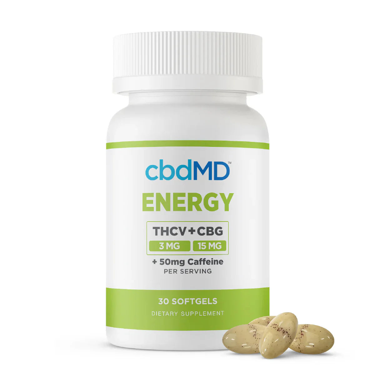 cbdMD THCV + CBG Softgel Capsules