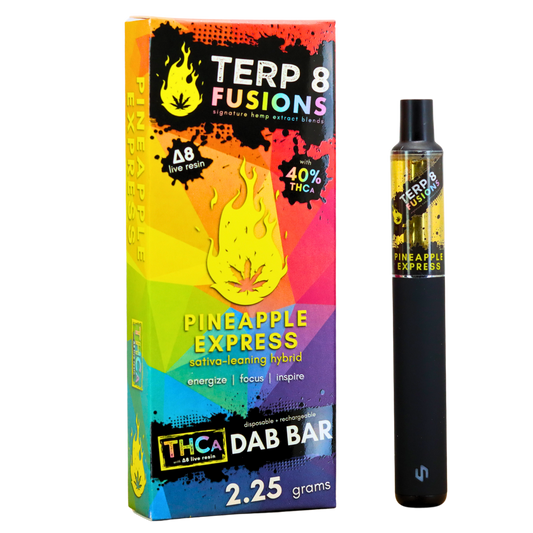 2.25-Gram Pineapple Express THCA + D8 Live Resin Disposable Dab Bar