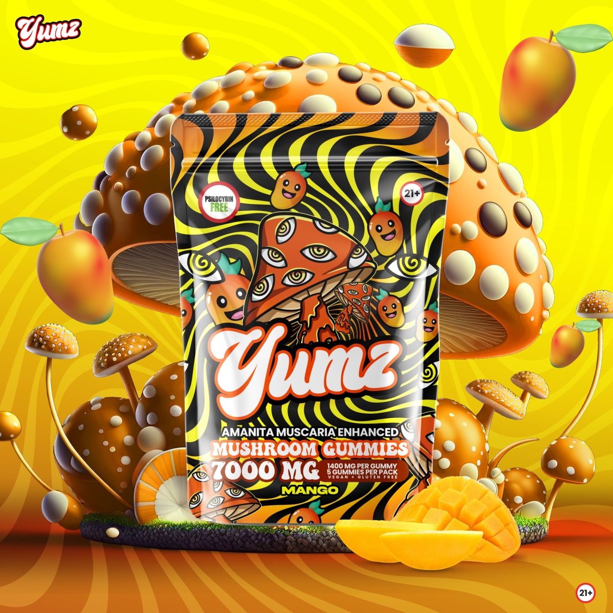 YUMZ - Mango ( Magic Nootropic Gummies )