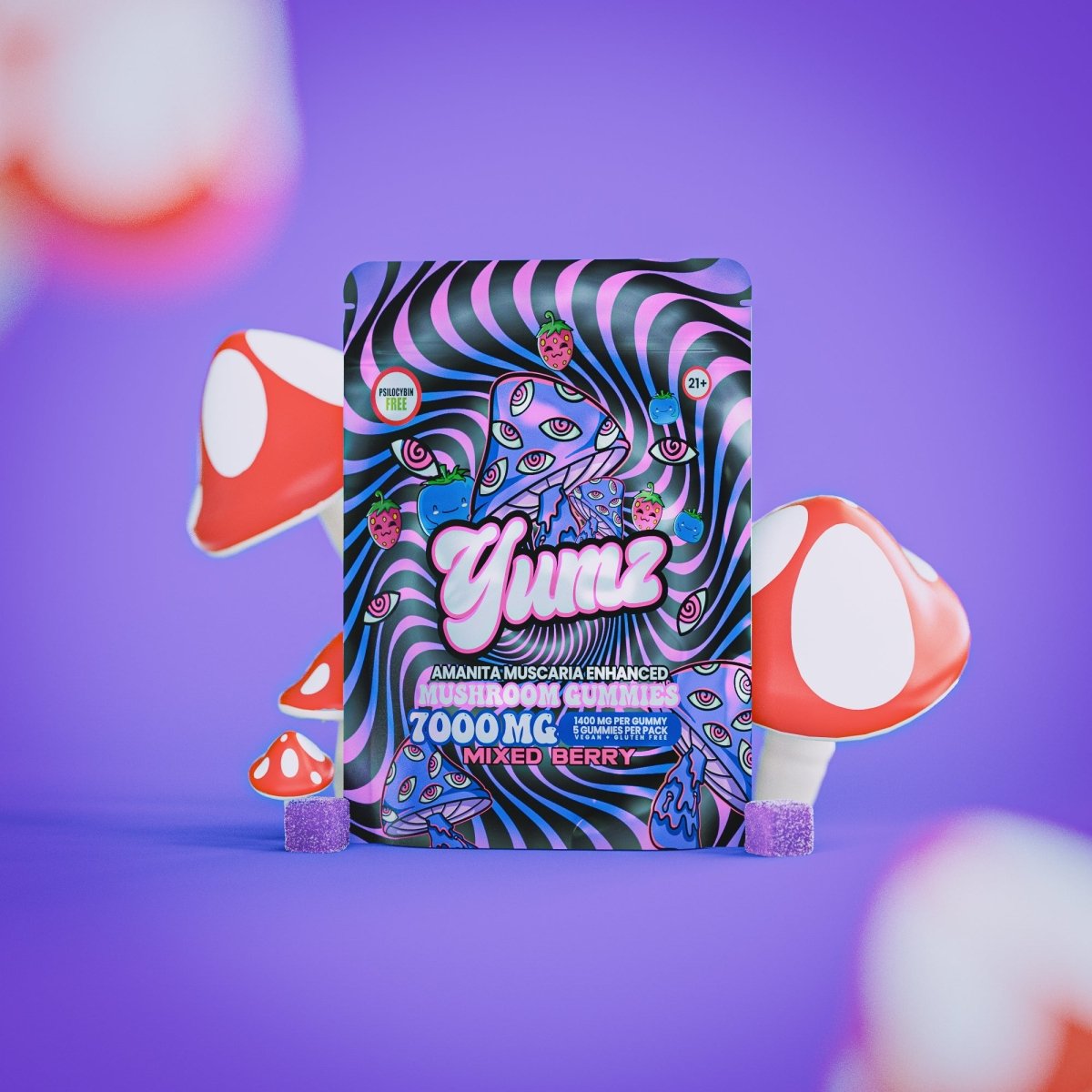 YUMZ - Mixed Berry ( Magic Nootropic Gummies )