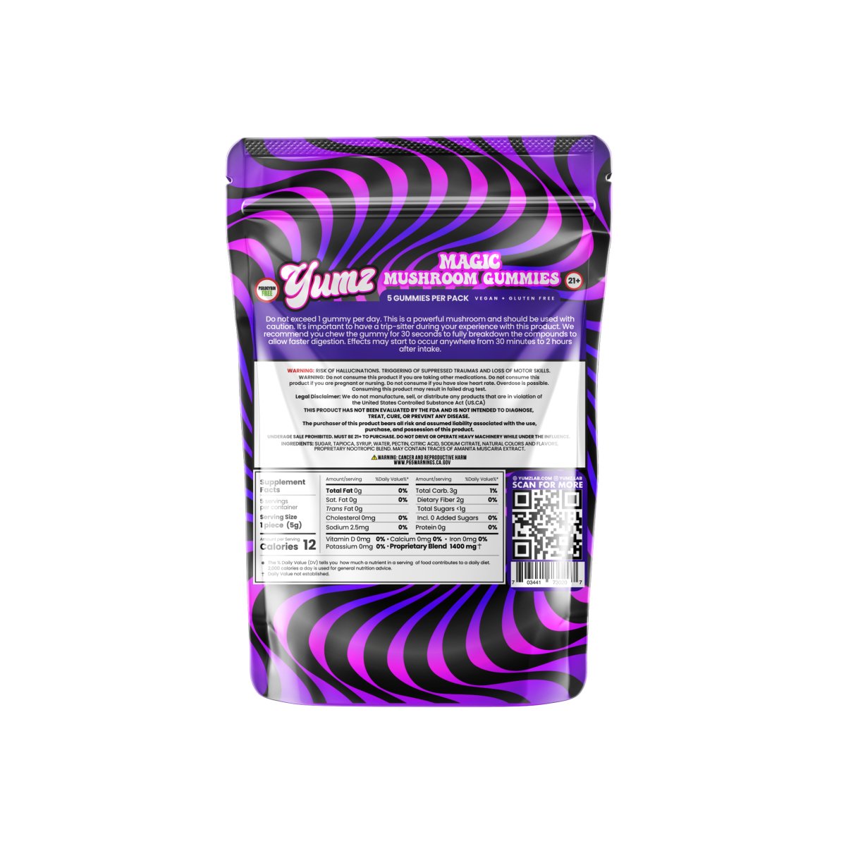 YUMZ - Mixed Berry ( Magic Nootropic Gummies )