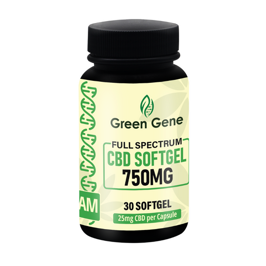 CBD Soft Gel Capsules - Full Spectrum Vitamins 750MG