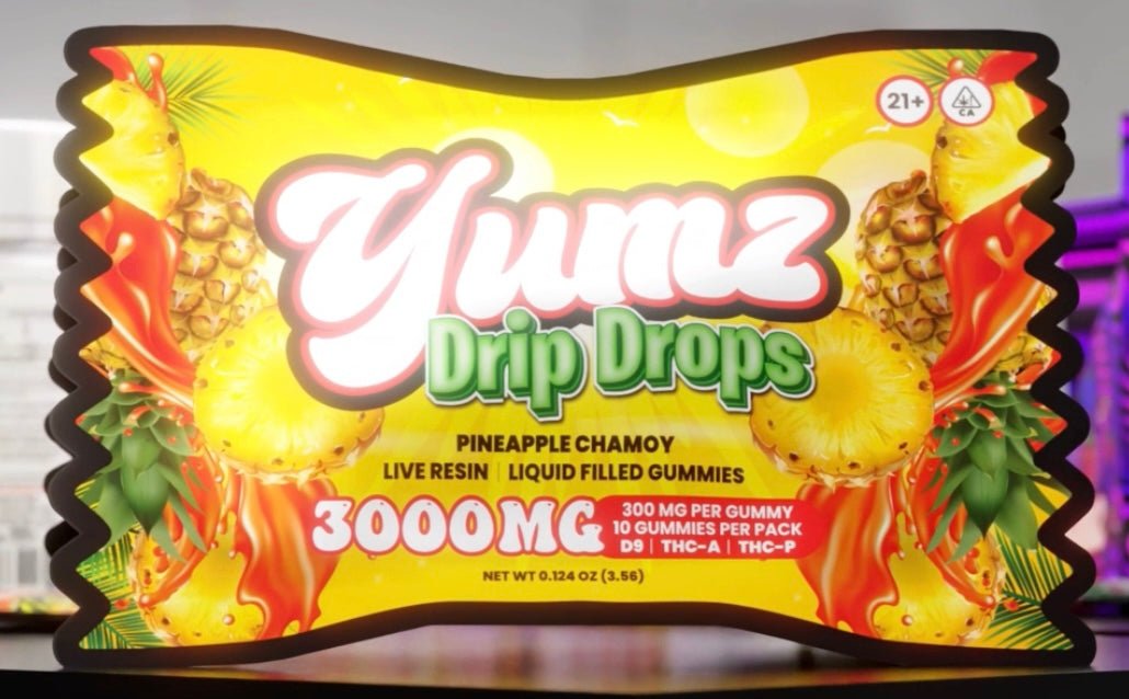 YUMZ DRIP DROPS ( LIQUID FILLED THC GUMMIES ) 3000mg