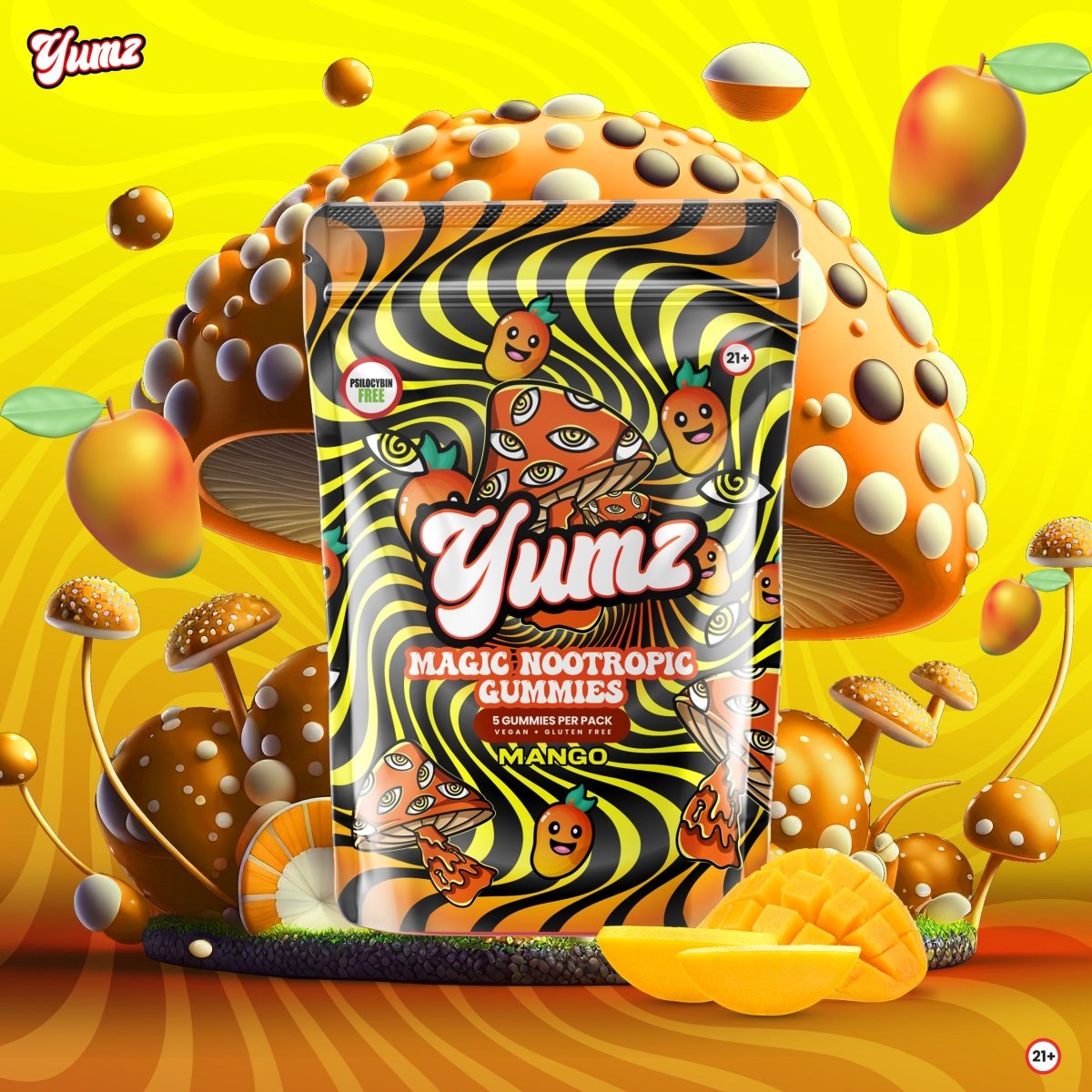 YUMZ - Mango ( Magic Nootropic Gummies )